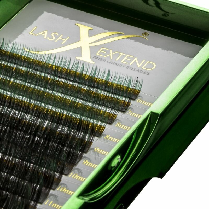 Lash eXtend Ombre Lashes Green/Black