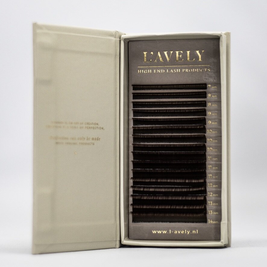 Dark brown L'Avely Mink Lashes Classic Nudes Collection