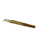 Golden Tweezers curved pincet