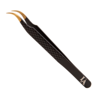 Black Curved Tweezers pincet