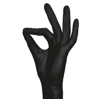 Nitril handschoenen, zwart disposable en poedervrij