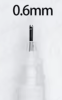 Ultra fijne witte skin marker, sneldrogend