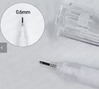 Ultra fijne witte skin marker, sneldrogend