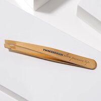 Tweezerman Ultra Precision mini slant tweezer gold