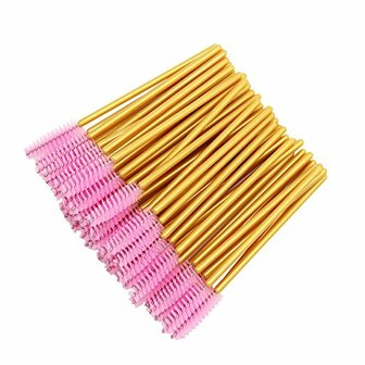 Gold/Pink Mascara Brush (20st)