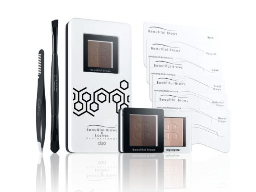Beautiful Brows Duo Brow Kit light brown/medium brown - Fab Brows