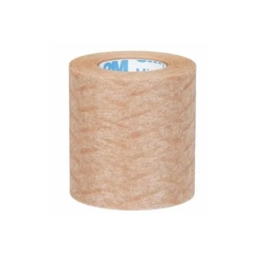 3M&trade; Micropore 5cmx9,1m beige medical hypoallergene paper tape extra breed 