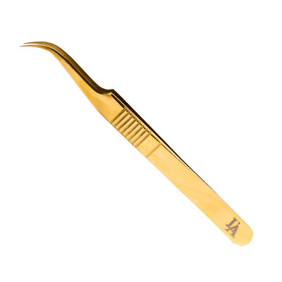 Gouden Tweezer Gebogen L'Avely