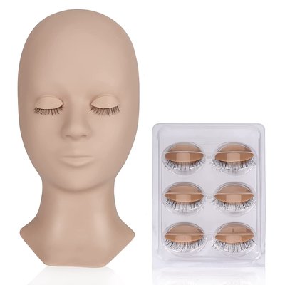 Mannequin Head With Removable Eyelids