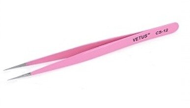 Vetus tweezers CS12  roze pincet